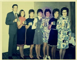 Harrison, Irene, Virginia, Margaret, Mary Marjorie, Winona, and Grace Jean.
