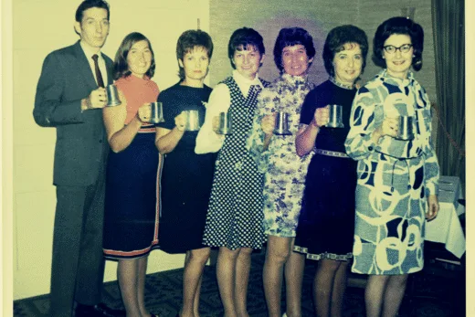 Harrison, Irene, Virginia, Margaret, Mary Marjorie, Winona, and Grace Jean.
