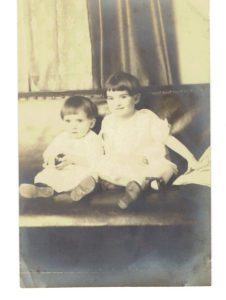 Winona and Grace Jean as babies from My Six Sisters by H.D. Ingles | HDIngles.com