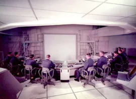 Interior of SAGE Combat Center CC-01 at Hancock Field, NY