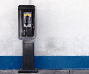 A Really Old Joke | HDIngles.com: A payphone.