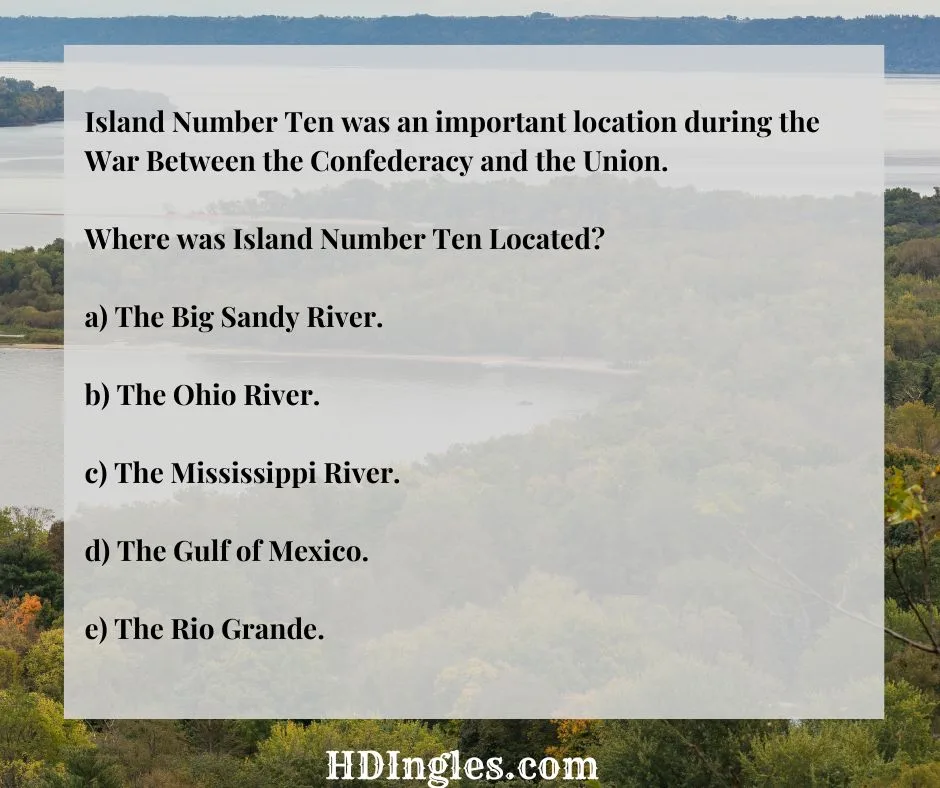 Island Number Ten
