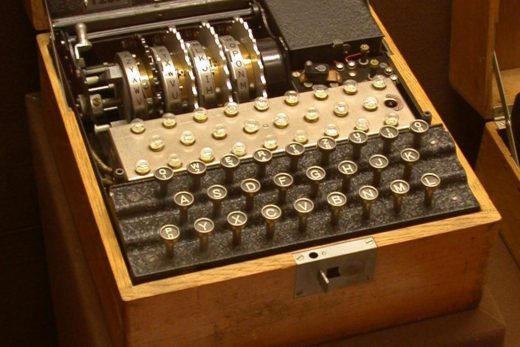 A version of the Enigma enciphering machine | Four-rotor-enigma