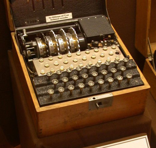 A version of the Enigma enciphering machine | Four-rotor-enigma